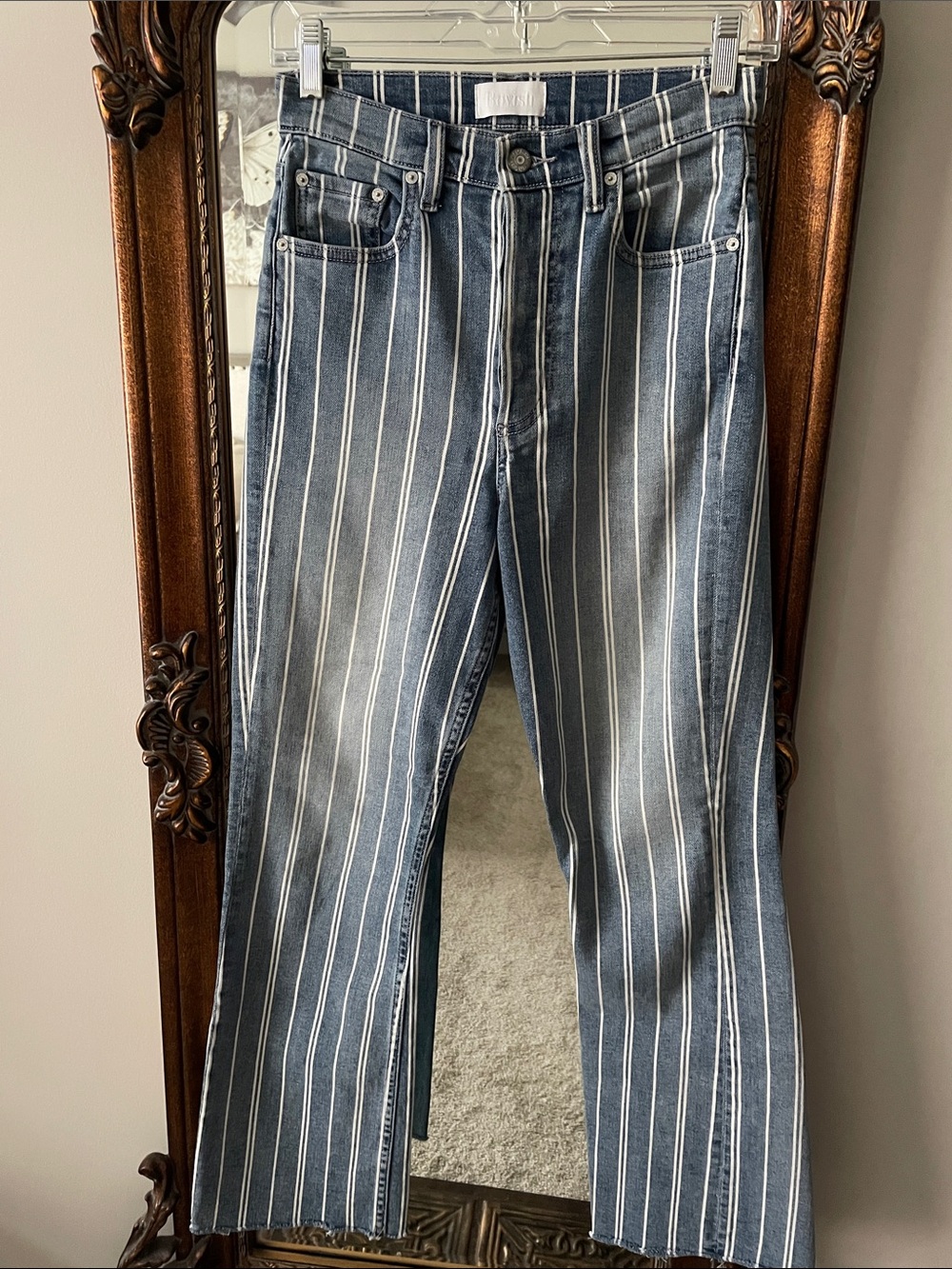 Anthropologie “Boyish” Striped Jeans By Her